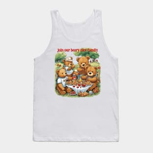 a beary nice family thanks giving party Tank Top